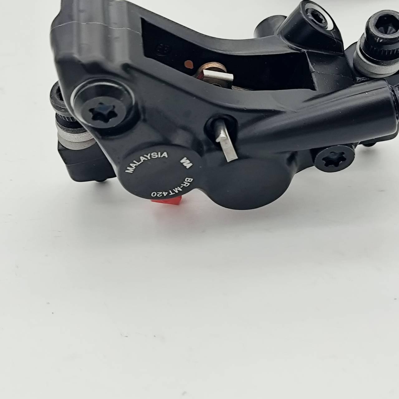 Shimano BL-MT401 & BR-MT420 4 Piston Hydraulic Disc Brake Set Front Rear-OE