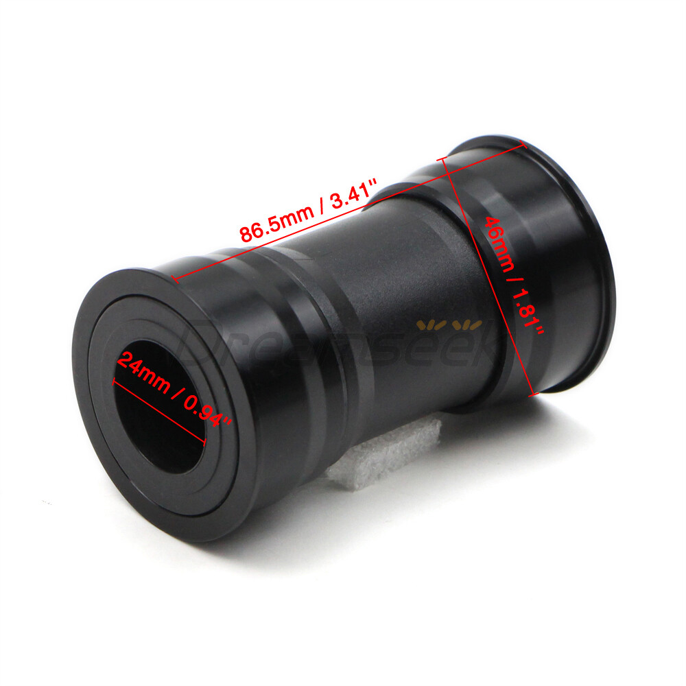 Bike Bottom Bracket BB386 Road Bicycle Press-in Sealed Bearing Aluminum 86.5mm