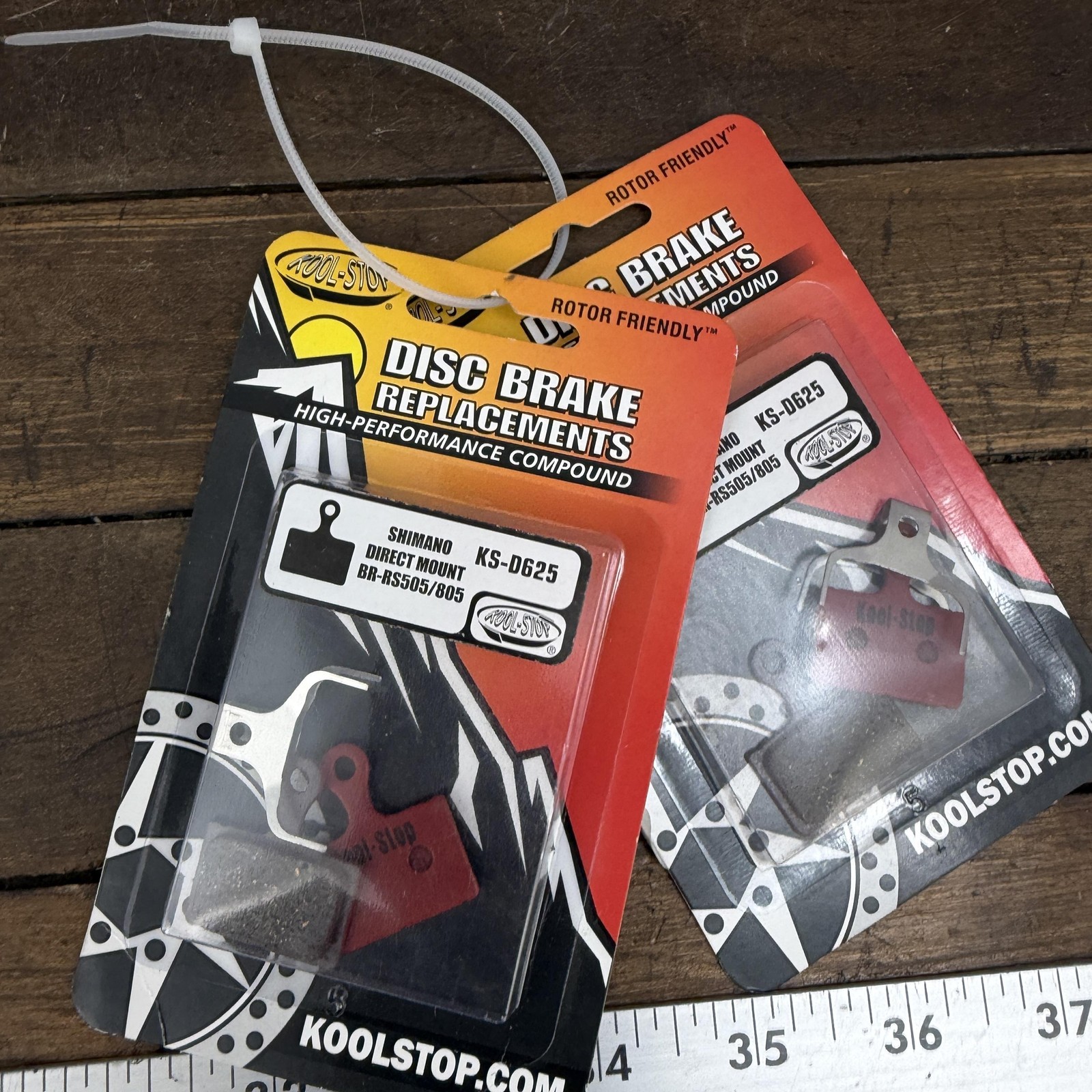 Kool-Stop Disc Brake Pads Shimano BR-RS505/805 Red Semi-Metallic KS-D625 2 Sets