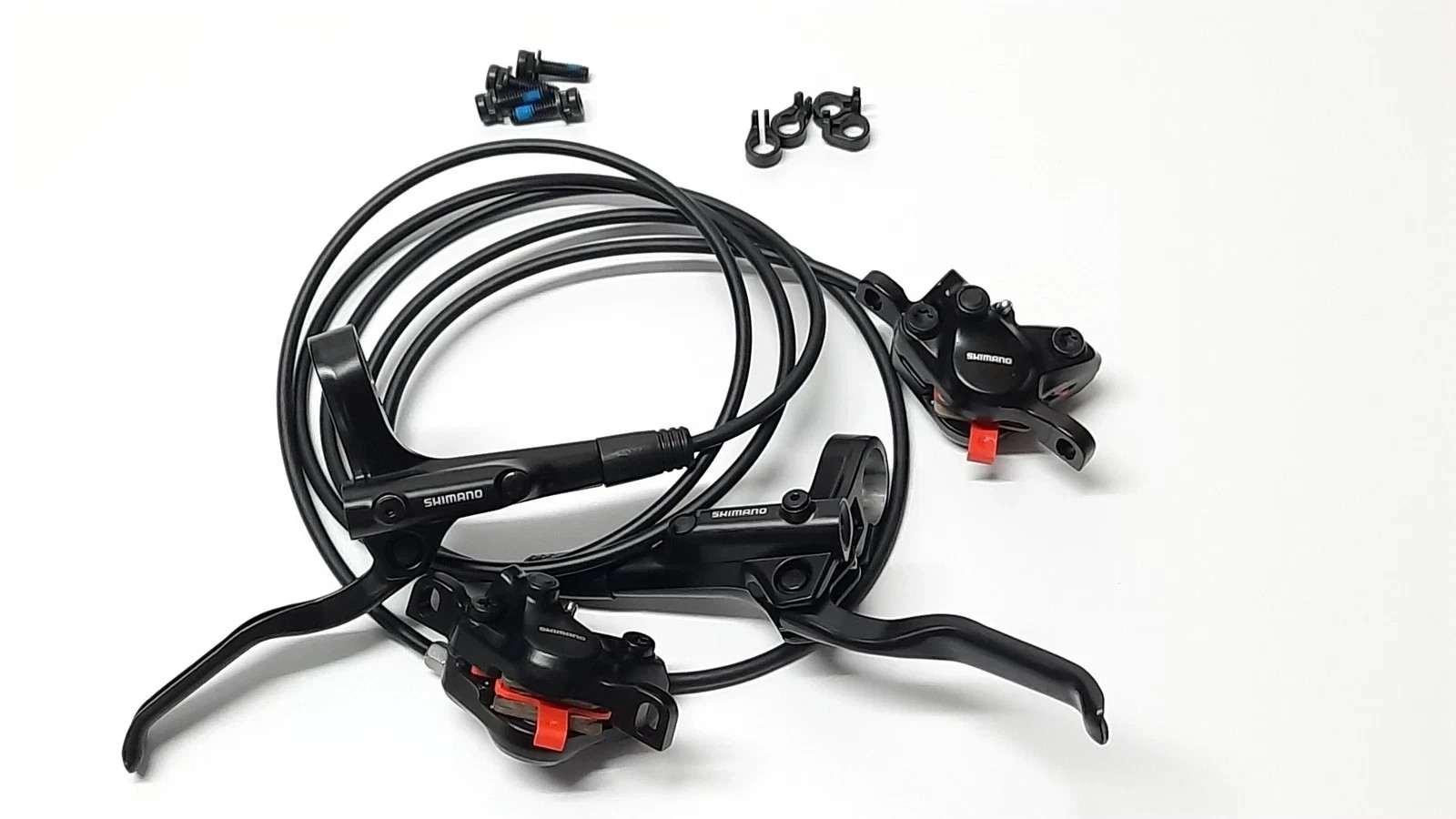 Shimano Altus MT200 Hydraulic Disc Brakes Set Front & Rear+ RT56-160-180mm Rotor