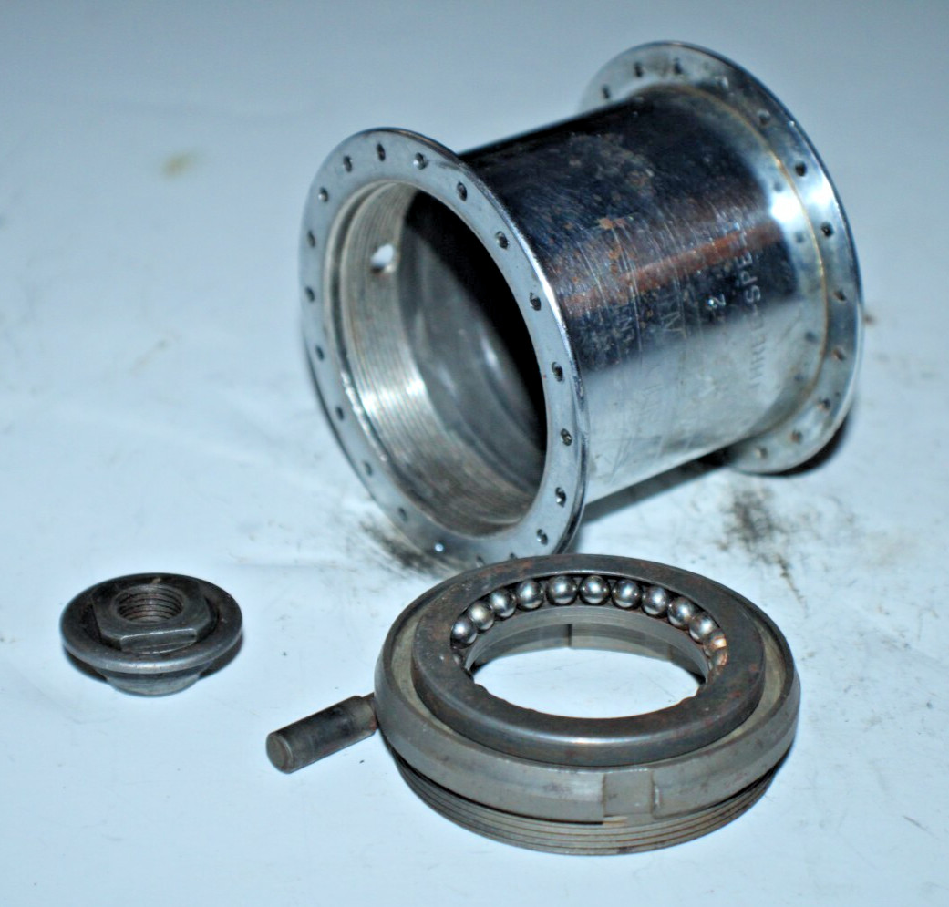 Sturmey Archer Rear Road Bike Hub Body Silver Steel 40H 71mm UK Made Ships USA:)