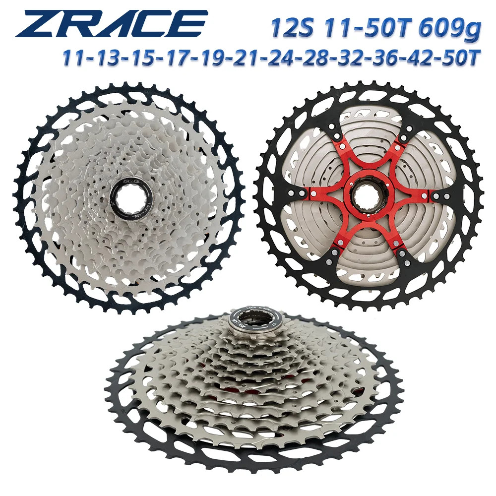 Bicycle Cassette 8 9 10 11 12 Speed MTB Bike Freewheel 11-42T / 11-46T / 11-50T/