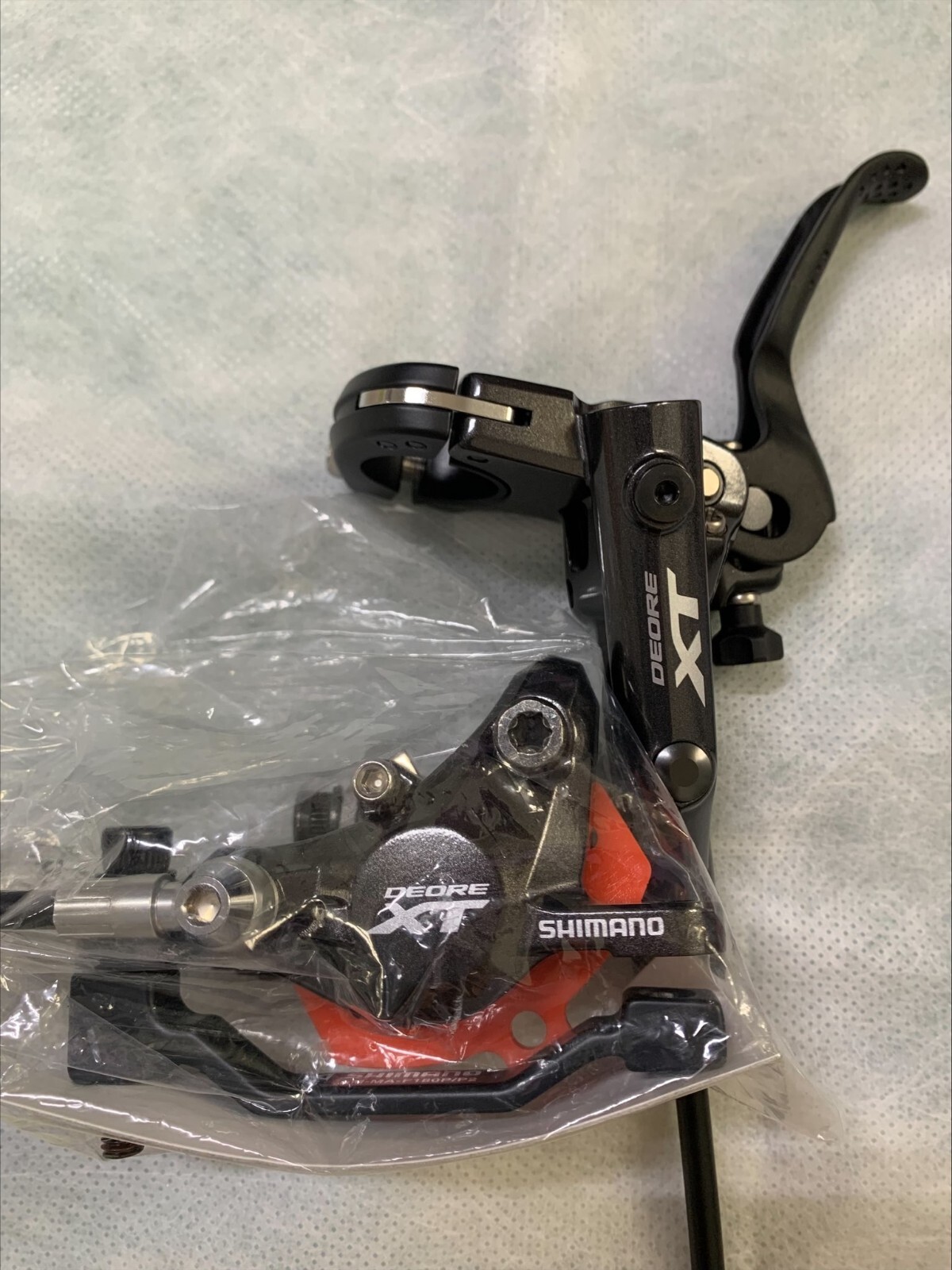 NEW Shimano XT 750mm BL-M8000L+BR-M8000F Metal Hydraulic Disc Brake Caliper
