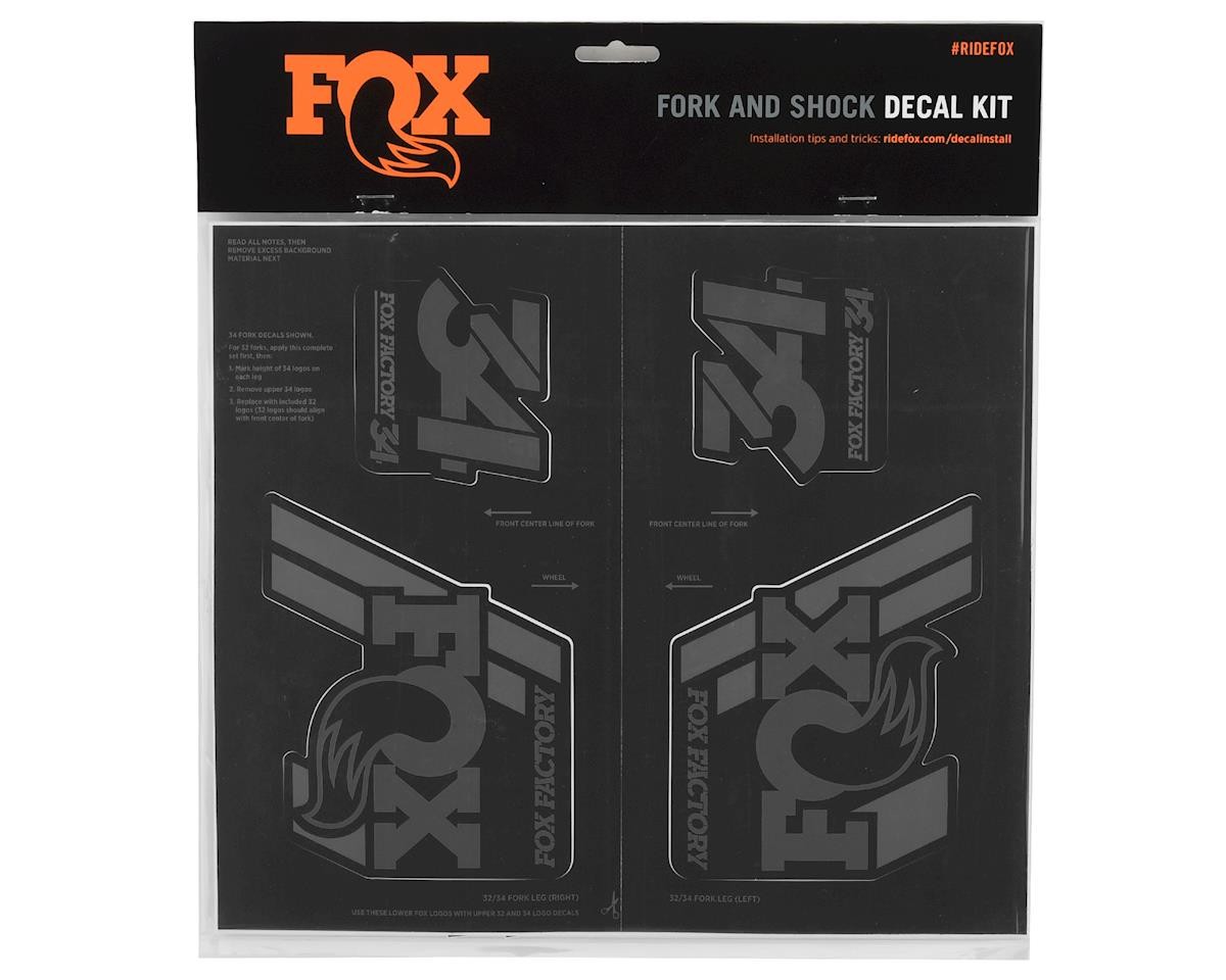 Fox Suspension Heritage Decal Kit for Forks & Shocks (Stealth) [803-01-336]