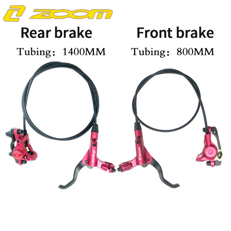 MT200 Mountain Bike Hydraulic Oil Brake Disc Brake Set Front Rear 800mm/1400mm