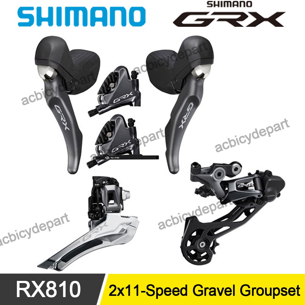 Shimano GRX RX810 2×11-Speed Groupset ST+BR-+RD+FD For Road Bike Disc Brake Set