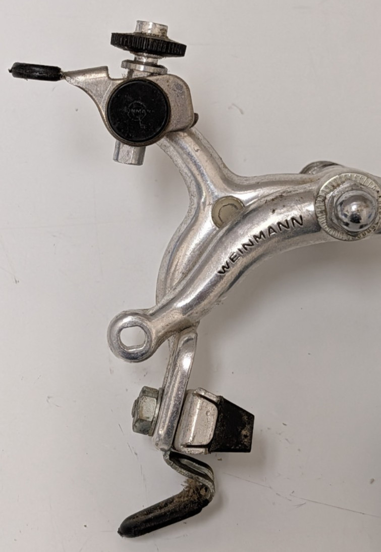 Vintage Weinmann 605 Brake Caliper 50-65mm Silver Side-Pull Silver