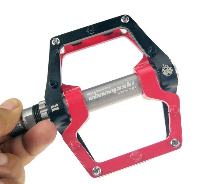 Road MTB Mountain Bike Bicycle Pedal 3 Bearing Aluminum Alloy Flat Pedals USA