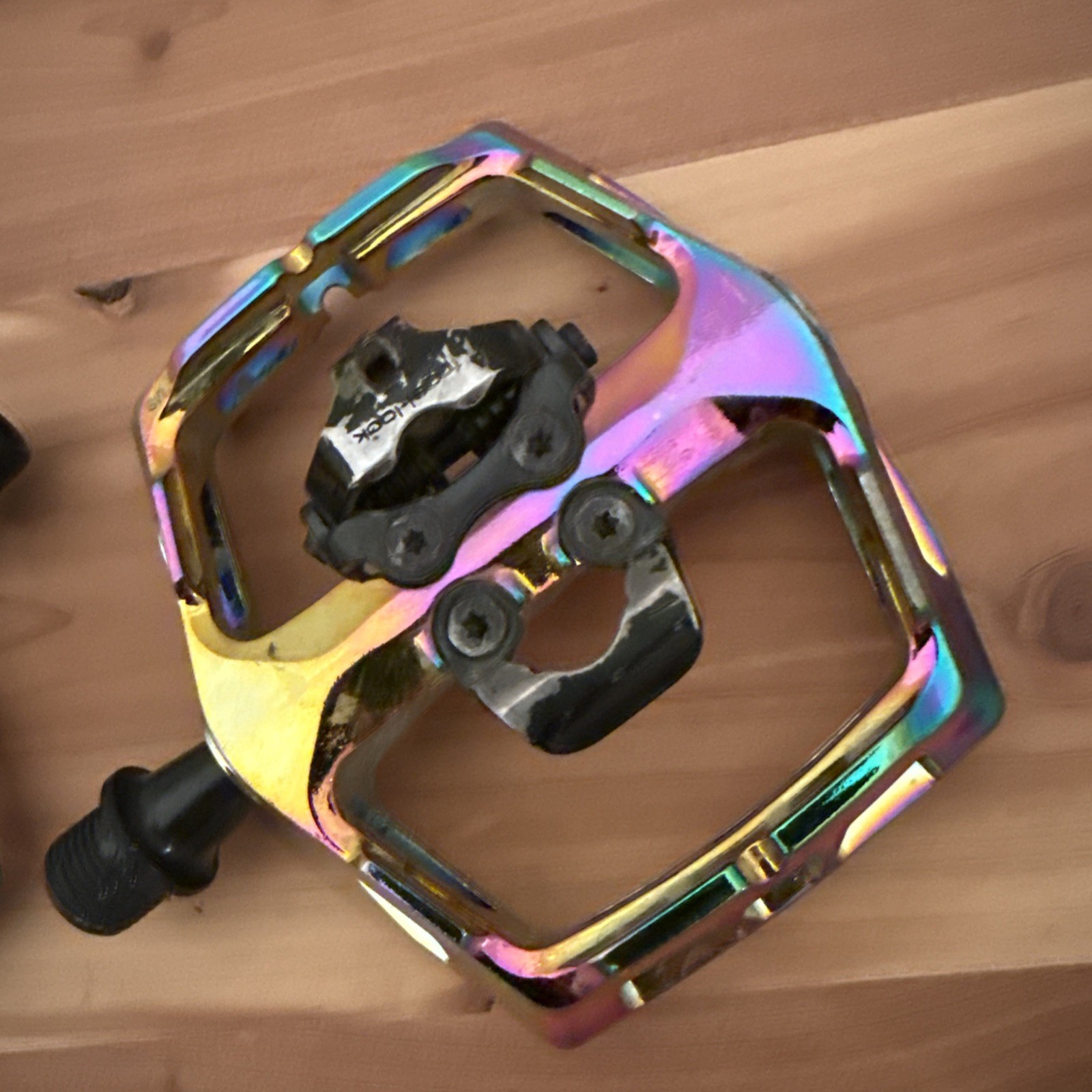 Xpedo Ambix Oil Slick Platform / Clipless Pedals SPD