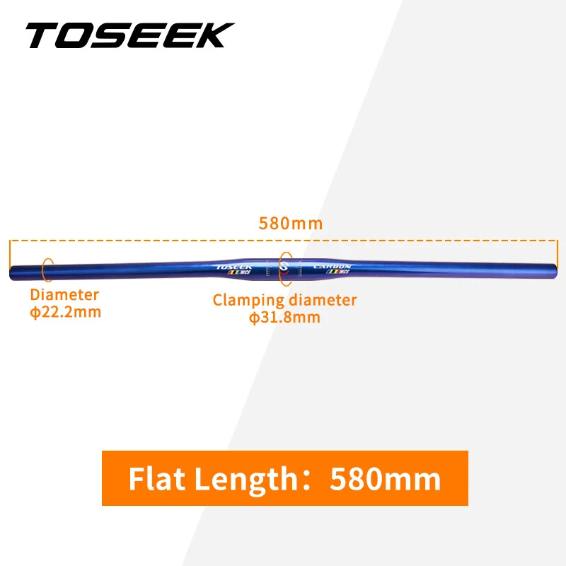 Carbon Fiber Handlebar 31.8mm MTB Bicycle Handlebars Bike Parts 580mm – 760mm