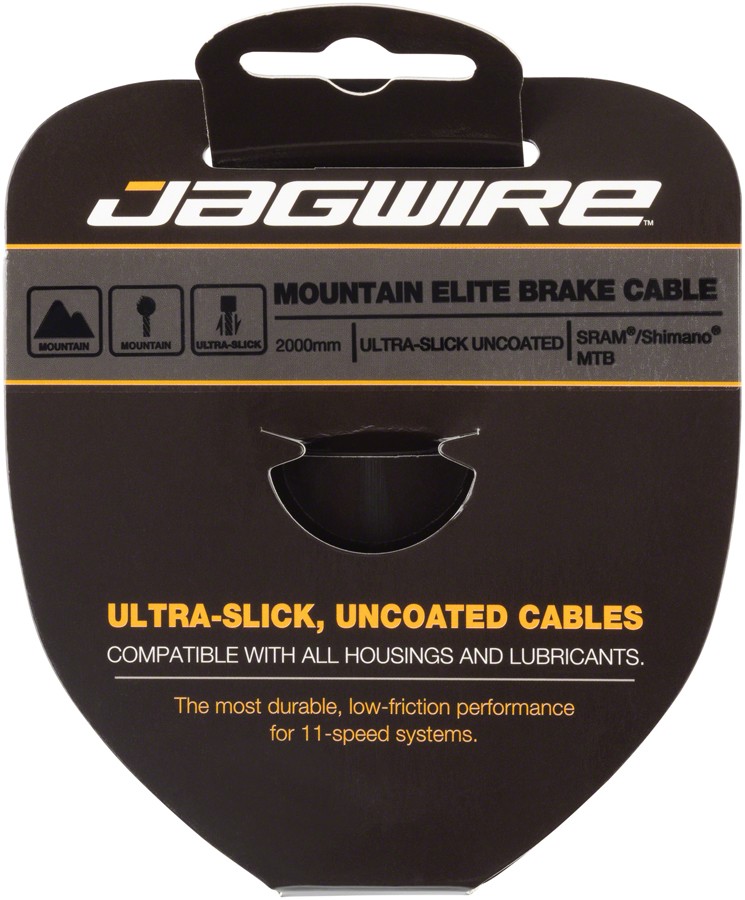 Jagwire Elite Ultra-Slick Brake Cable 1.5x2000mm Polished Slick Stainless SRAM/S