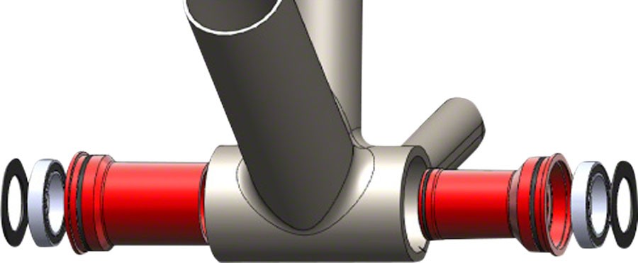 Wheels Manufacturing BB86/92 Bottom Bracket with ABEC-3 Bearings
