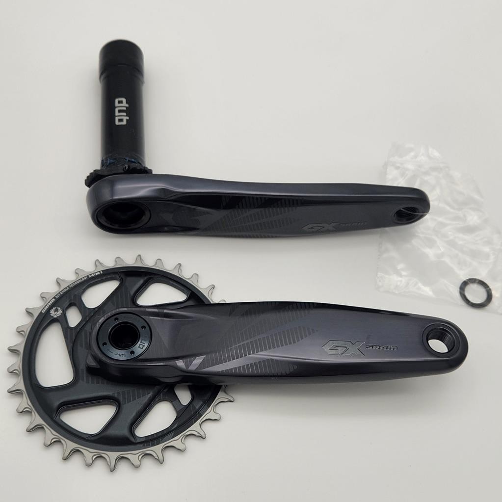 SRAM GX Eagle Boost 175mm 32t 12-Speed Crankset Lunar – 52mm Chainline