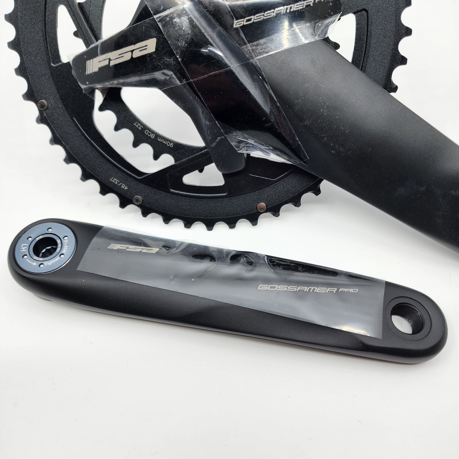 FSA Gossamer Pro 2x 48/32T 172.5mm BB386EVO Crankset NEW