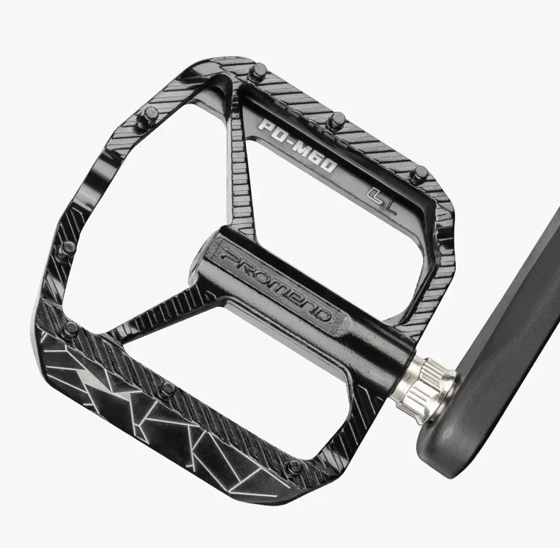 PROMEND MTB Bike Pedals Triple-Bearing Aluminum Alloy Anti-Slip Pedals