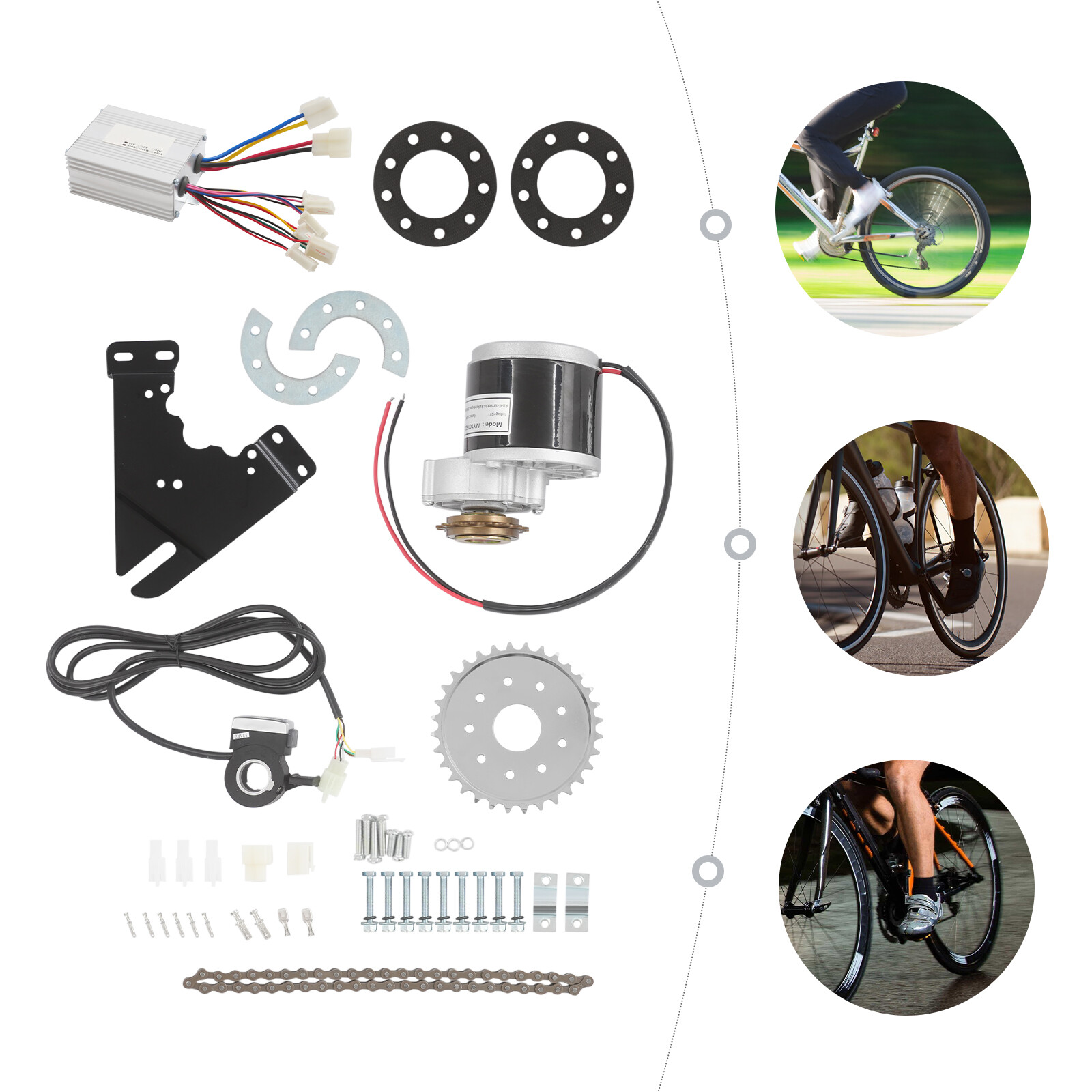 24V 350W Electric Bike Conversion Kit, Motor Electric Bike Conversion Set