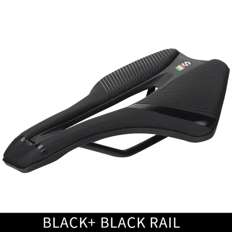 TOSEEK MTB Road Bike Saddle Eva+Super Fiber Leather Ergonomic Design Saddle Wide