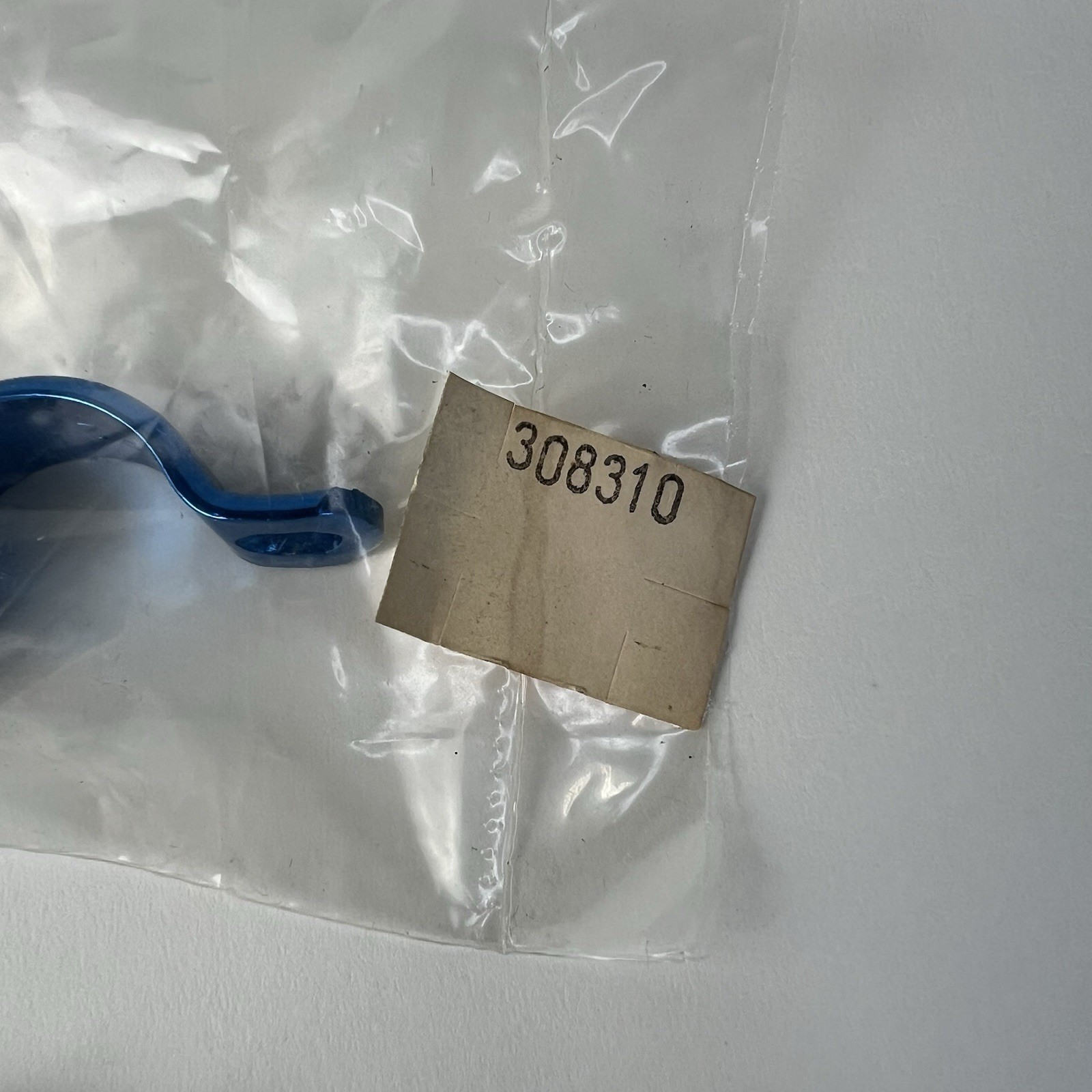 NOS Dia-Compe MX120 Tech 2 Left Front Brake Lever Blue BMX Japan L-1 w/ Clamp