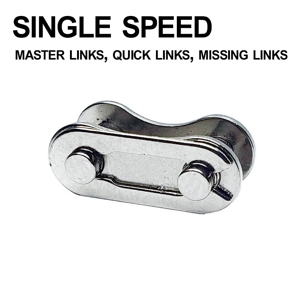 Bike Chain Master Links – for Single Speed Chains – Quick Links, Missing Links