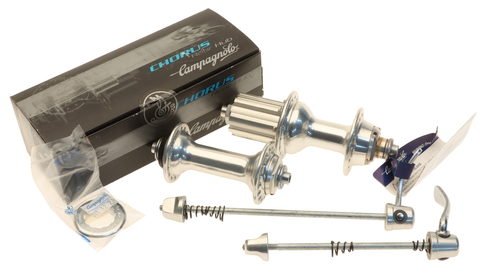 Campagnolo Chorus 32h Hubset 9/10s Speed Alloy Freehub 100mm 130mm NOS NEW