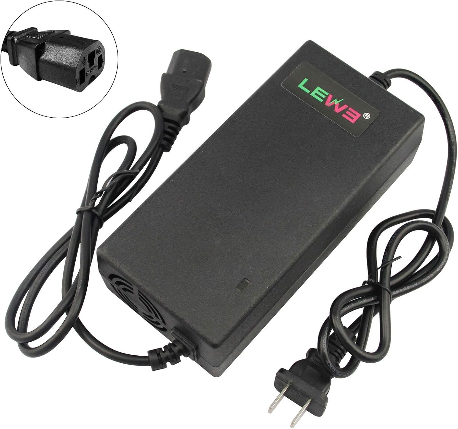 Cargador de batería de plomo ácido de 48 V 12 AH para bicicleta eléctrica, motor