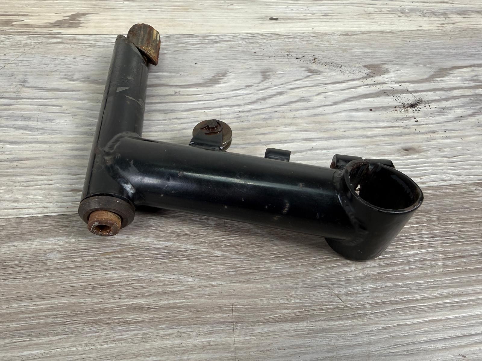 Vintage 110mm 25.4mm Clamp Steel Bicycle Stem / 22.2 mm Quill