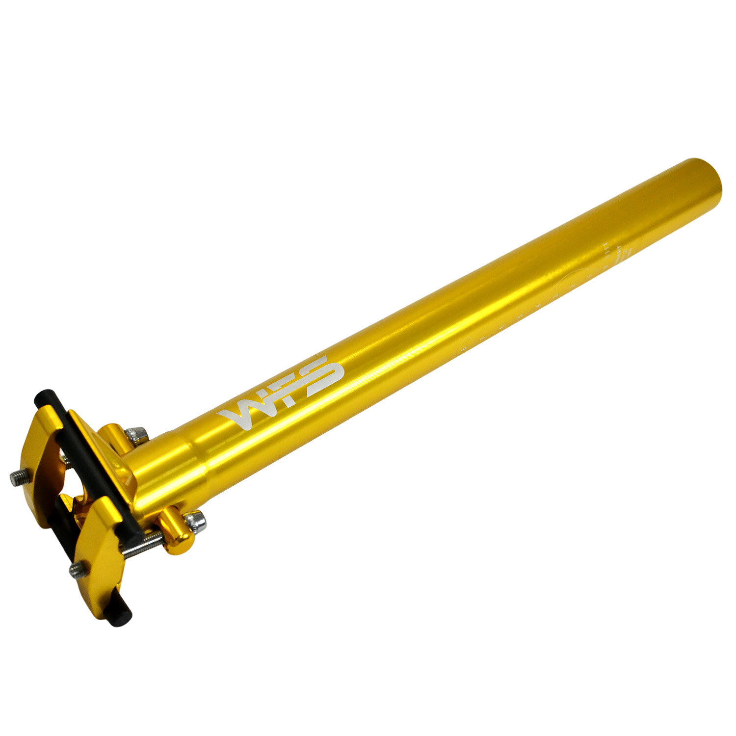 WFS Lightweight Alloy One Piece Seatpost, 27.2 X 350mm, Gold