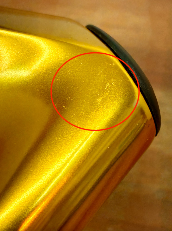 New Gold Quill Stem Ano 11cm Alu • Detachable Face Plate • 26.0mm Road Track Fix
