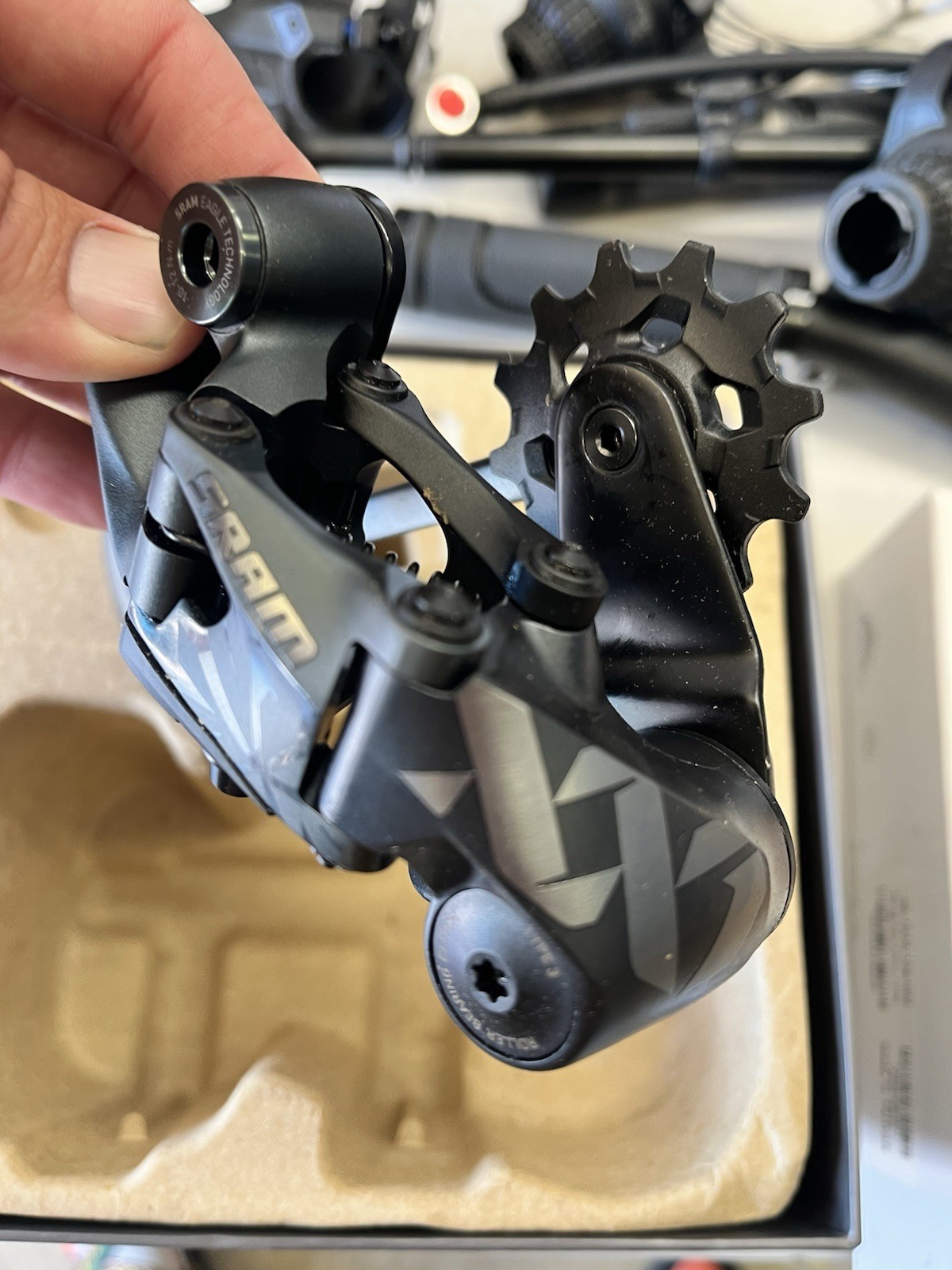 SRAM XX1 Eagle Rear Derailleur – 12-Speed, Long Cage, 52t Max, Lunar