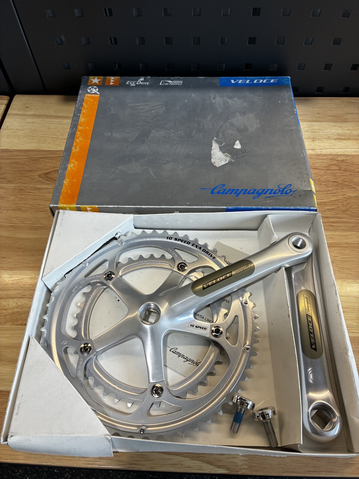 Campagnolo Veloce 10 Speed Crankset Crankset 172.5mm 2004 NOS