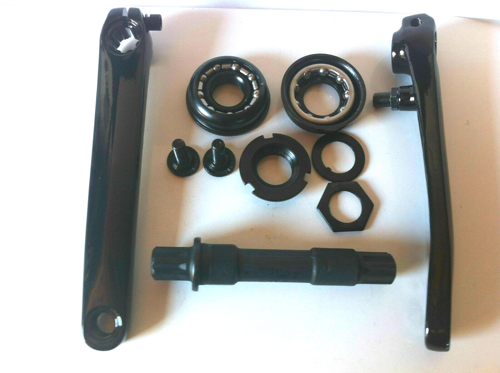 Bicycle 3-PCS CRANK SET 175MM Steel American Ball Bearing 19MM X 8T BMX BIKES s