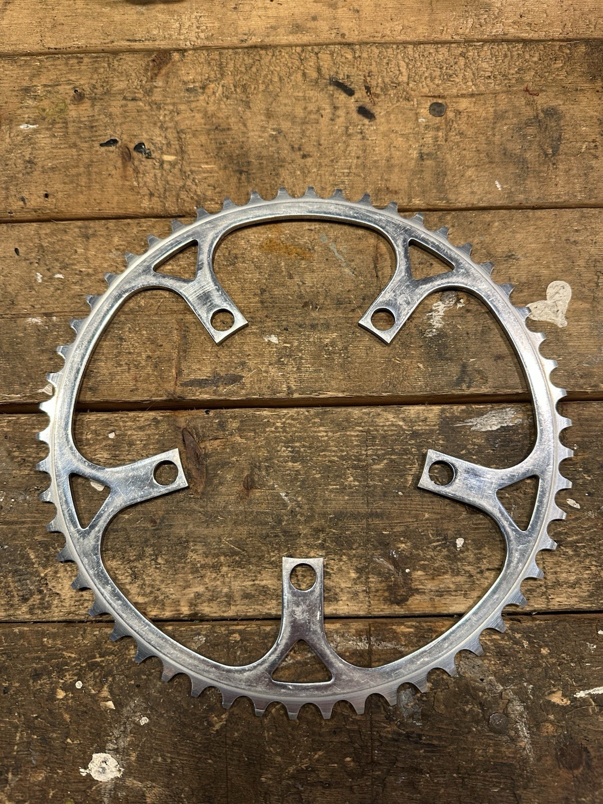 ZEUS 54 tooth 119mm bcd Chainring. Time Trail BIG RING Vintage Zeus 2000