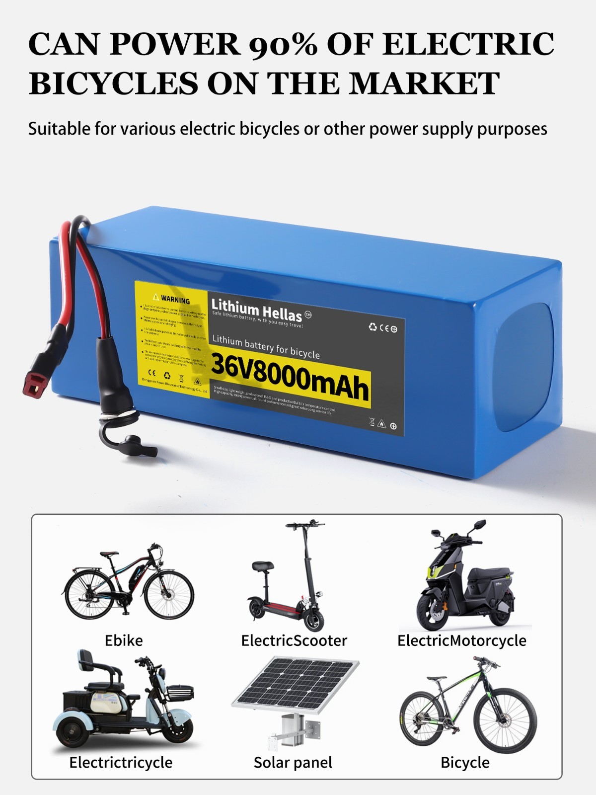 36V8Ah Lithium-ion Battery Pack for Ebike,scooters,high quality