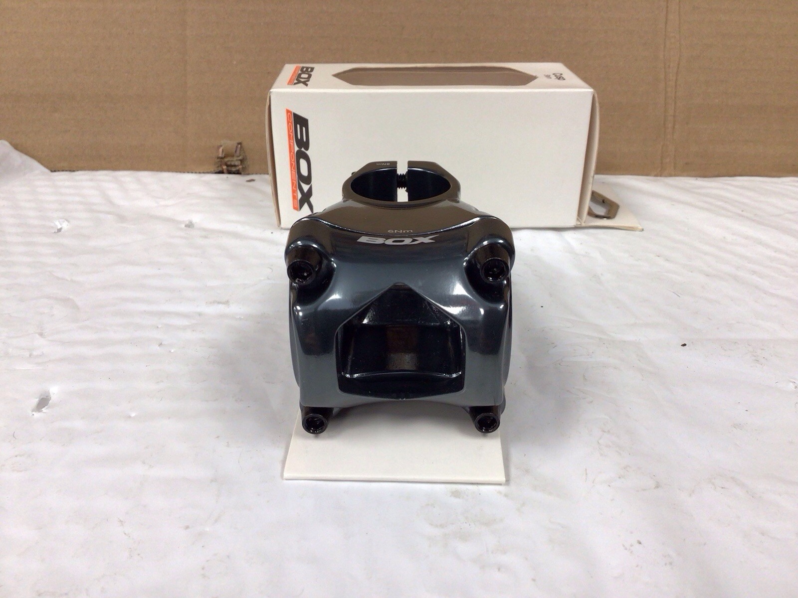Box Components Cusp 45mm Length 35mm Clamp Aluminum Stem Gun Metal