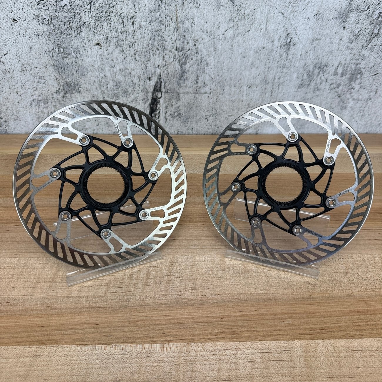 Low Mile! Pair Campagnolo AFS 03 160mm Disc Brake Rotors 239g
