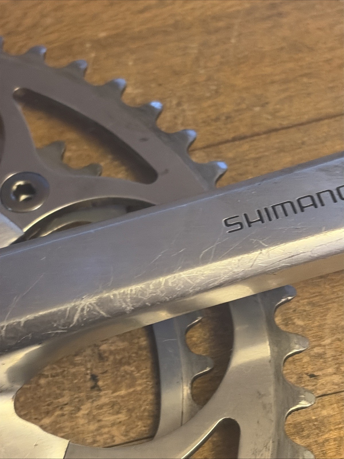 Vintage Shimano 600 Crank Set FC-6207 170 mm 130 BCD 52/42 T 70s 80s Road Bike