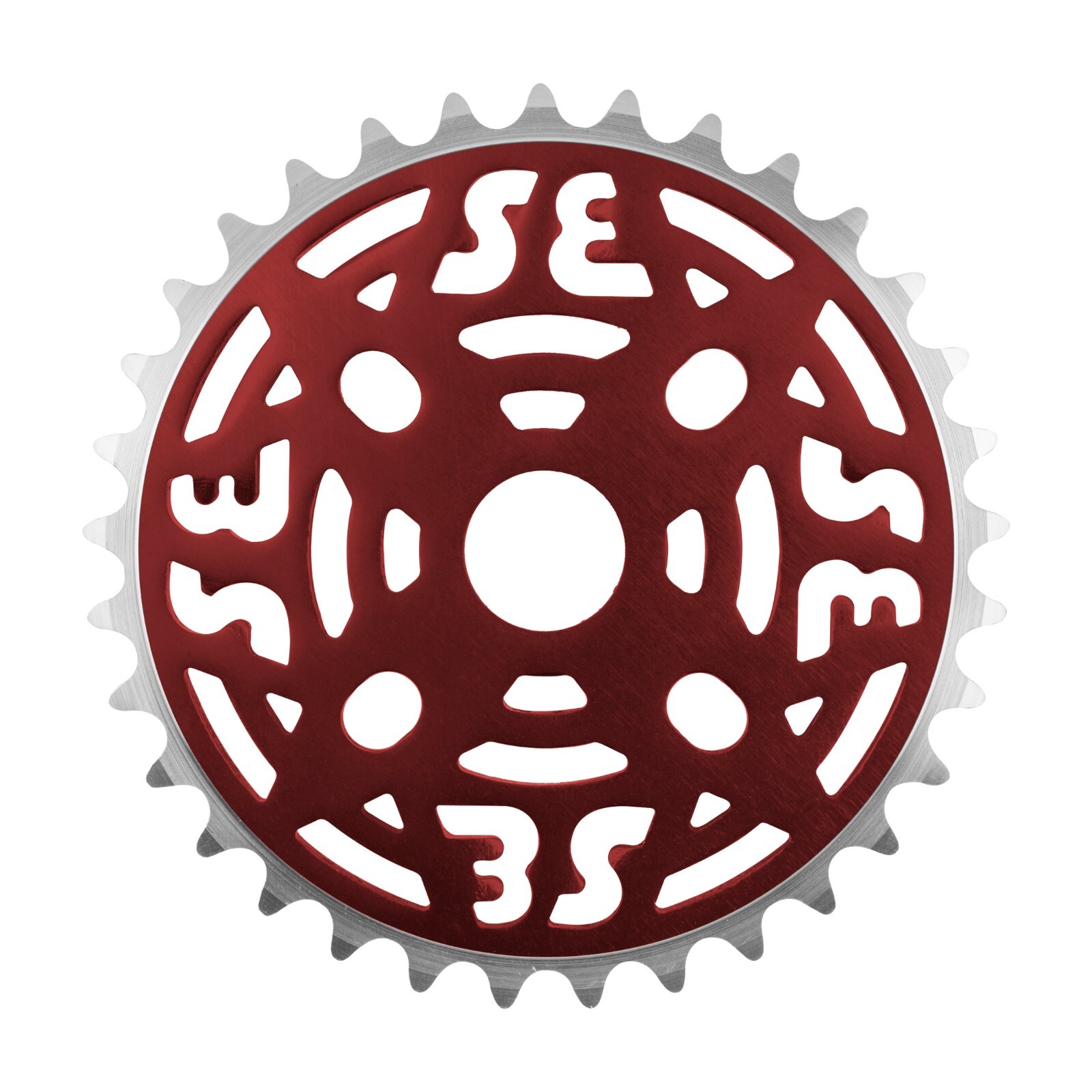 SE Bikes BMX 1 Piece Alloy Chainring 33 Tooth for 1/2″x1/8″ Different Colors