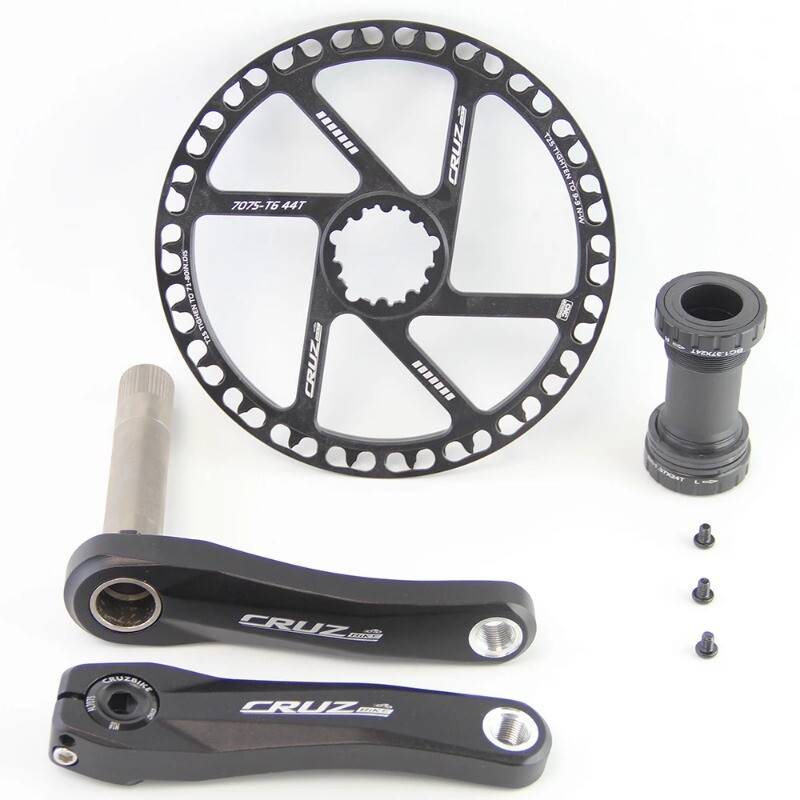 89/98/110/127/140/150mm Mountain Kids Bike Crankset 25/28/30/32/34/36/38/40T BB