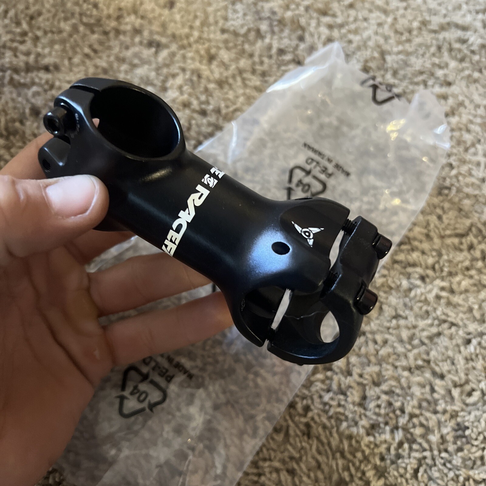 RaceFace Turbine Stem 80mm Clamp 31.8mm +/-6 Deg 1 1/8 Black Mtn Bike 80 20 40