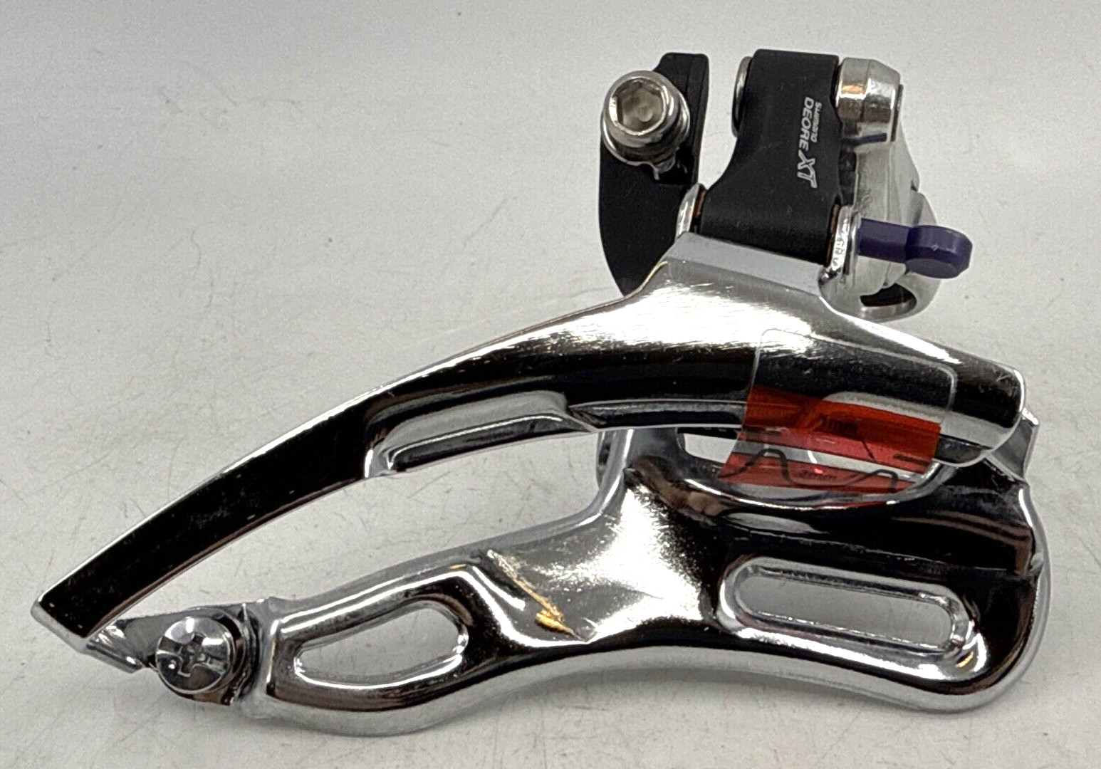 NOS Shimano Deore XT FD-M738 28.6mm Clamp-On Top Pull Front Derailleur