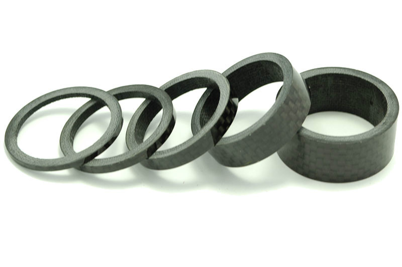1″ OMNI Racer WORLDS LIGHTEST Carbon Fiber Headset Spacers: 2,5,10,15,20mm MATTE
