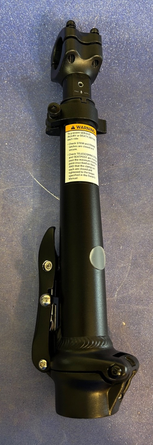 Very Heavy Duty Telescopic Stem, Seat, Post, onH