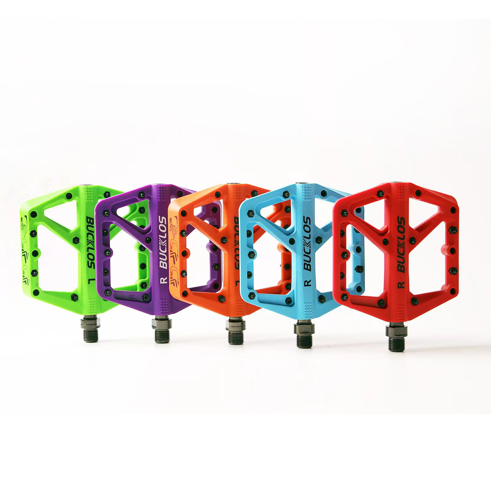 MTB Platform Pedals Bicycle Bearing Pedal Road/Mountain Bike Flat Pedal 9/16″ US