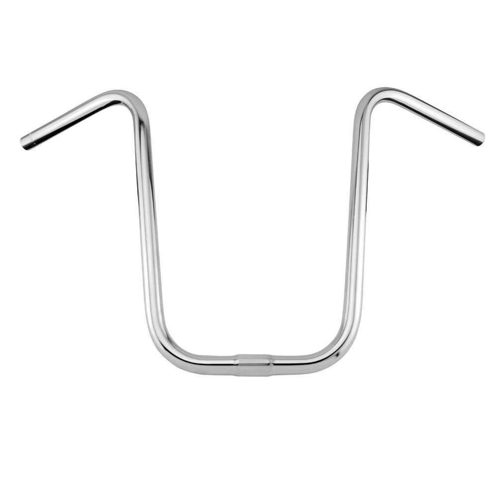 STEEL 15″ RISE U HANDLEBAR 25.4MM CHROME