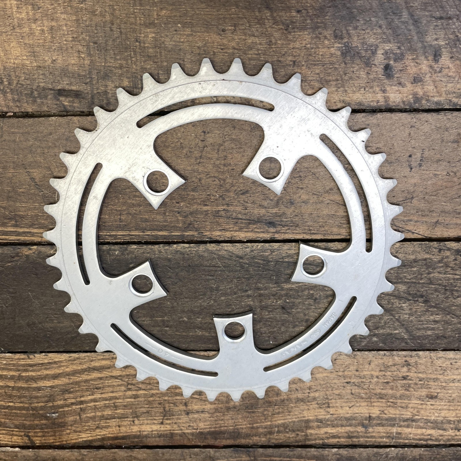 Vintage SR Sakae 40t Chainring 40 Tooth 86 BCD Alloy Japan Road Touring Bike