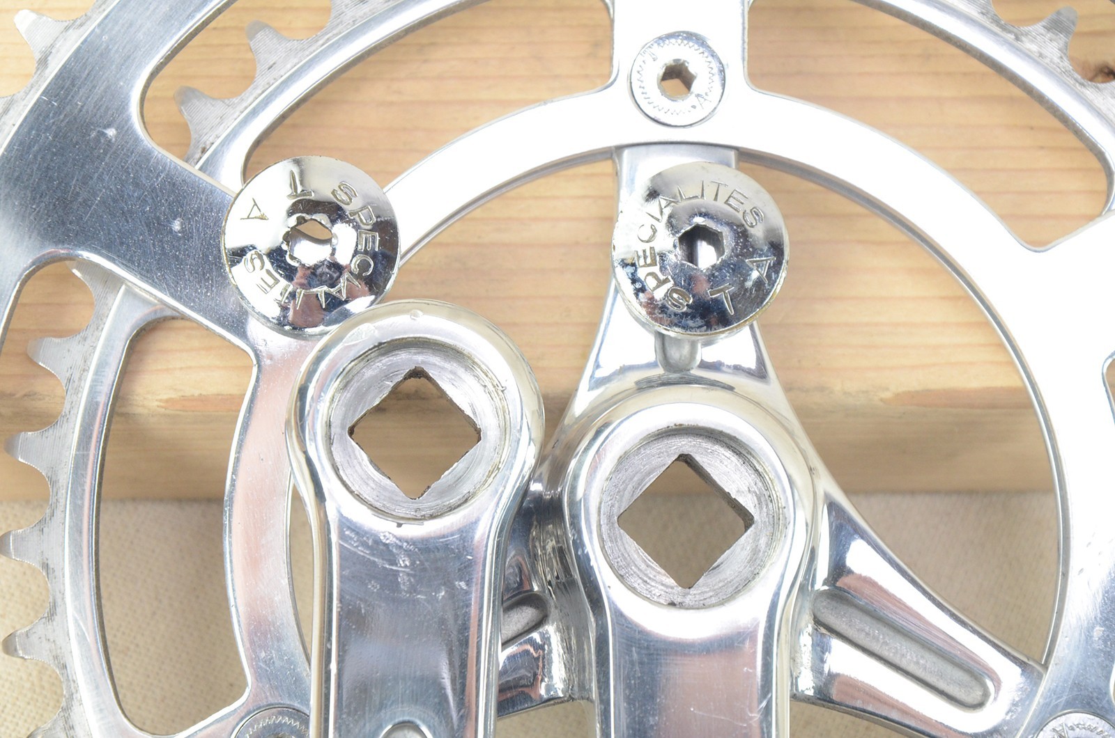Specialites TA Professional 3 Arm Crankset 170mm Double 52/42t Vintage 1970’s