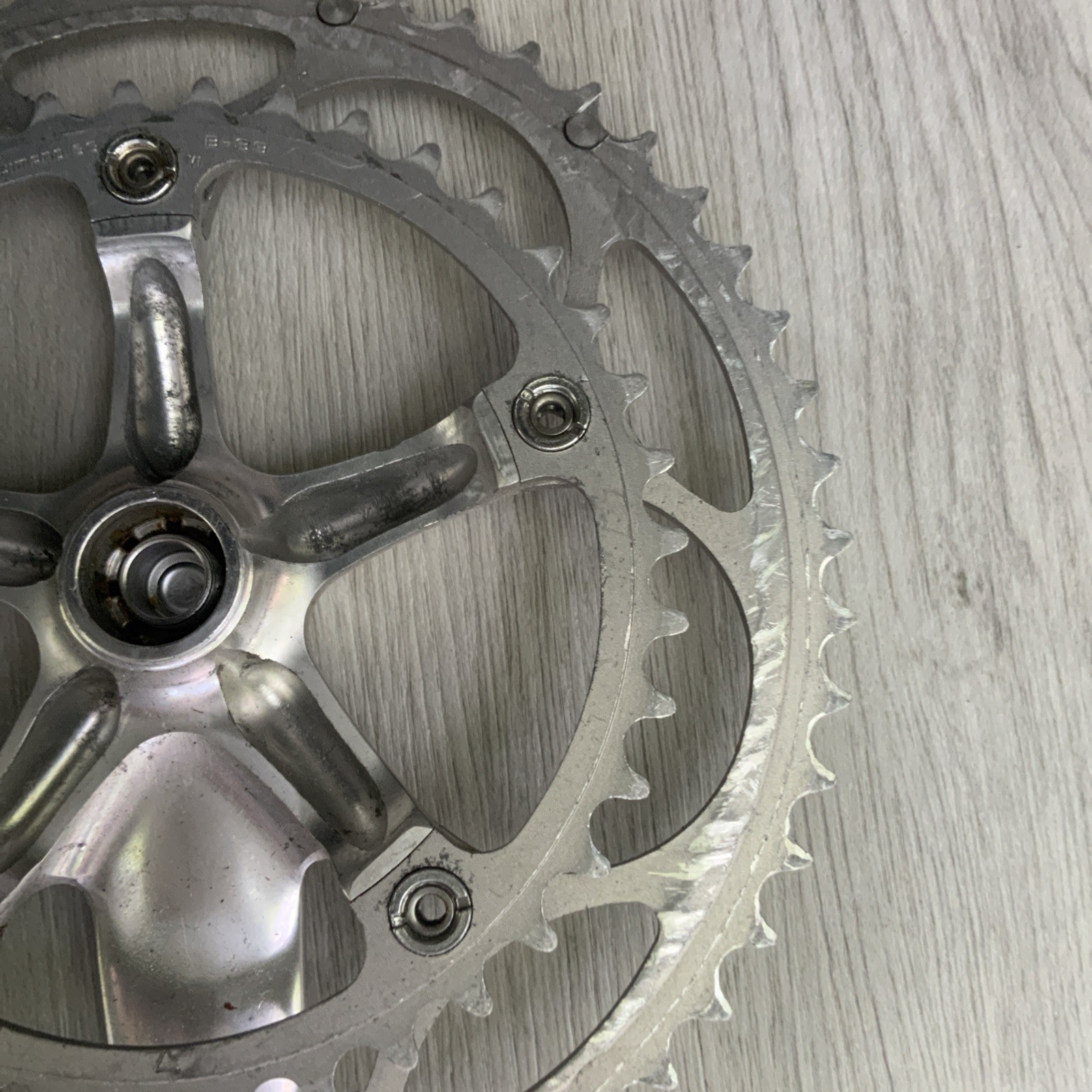 SHIMANO ULTEGRA CRANKSET DOUBLE 6500 53-39 TOOTH 172.5 MM ARMS