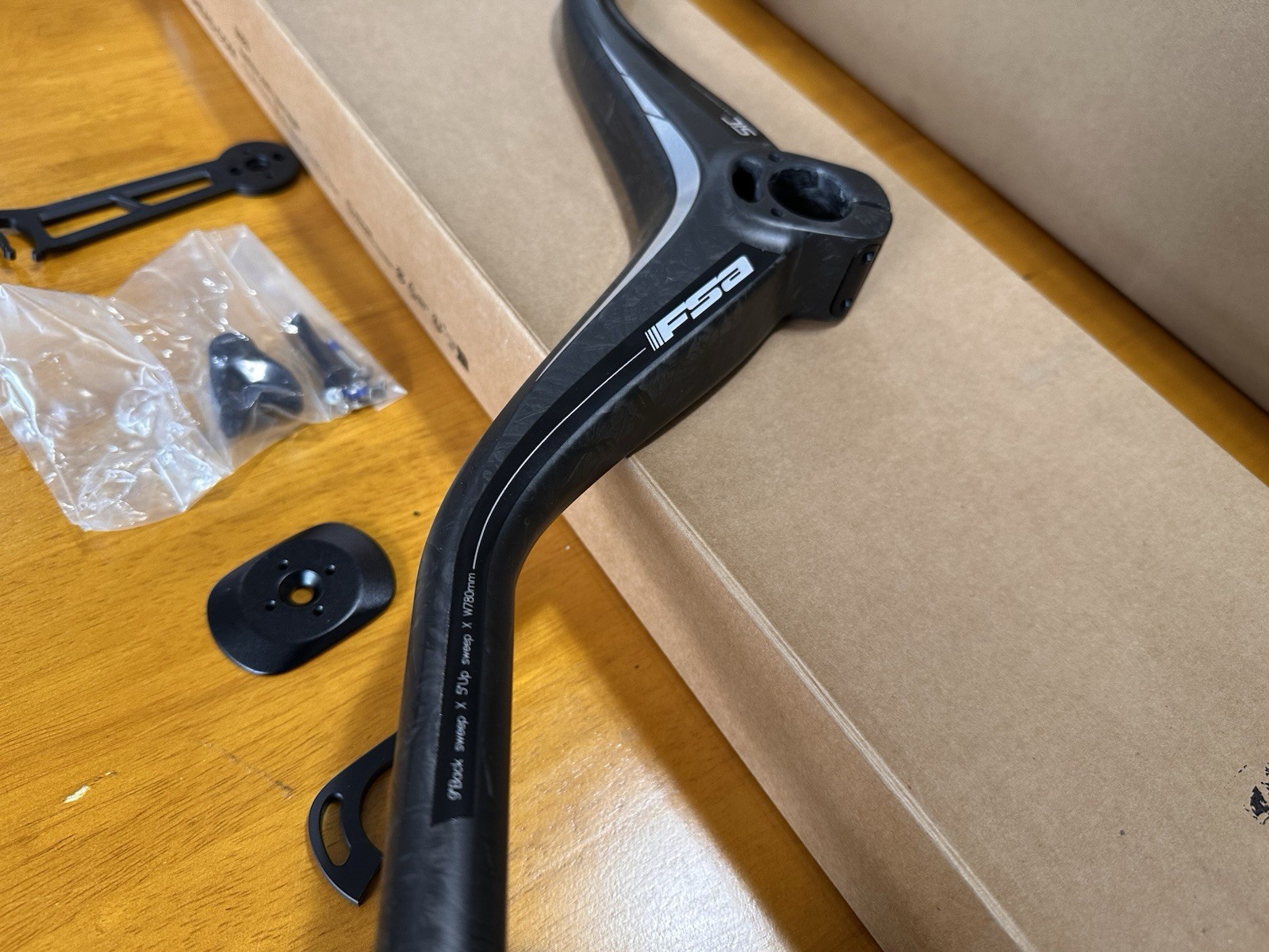 FSA KFX Integrated Carbon Handlebar Stem Combo 85mm x 760mm NEW