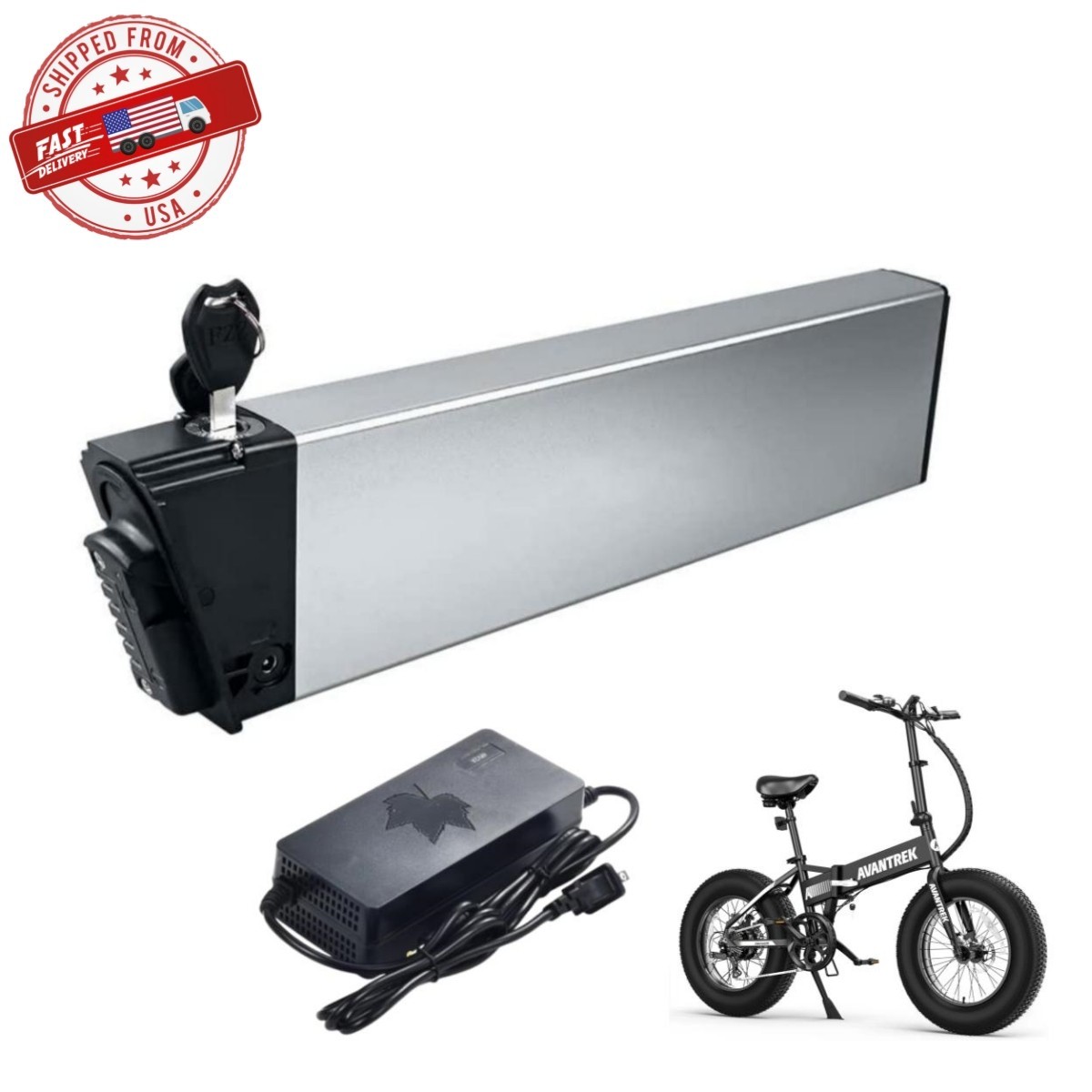 48v 10.4ah 14ah li ion Ebike Battery For AVANTREK Cybertrack 200 Folding Bicycle