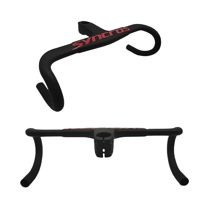 Road Bicycle Carbon Handlebar Integrated Drop Bar 28.6mm 31.8mmm 380-430mm